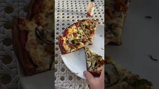 Вегетарианская ПИЦЦА / Неплохой Вкус пиццы без Мясо Рецепт #пицца #пиццарецепт #shortsvideo #вкусно