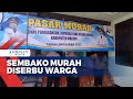 Warga Serbu Pasar Sembako Murah