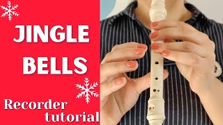 How to play jingle bells by recorder | recorder tutorial