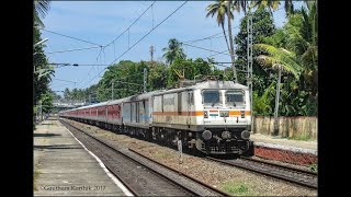 TRIVANDRUM CHENNAI MAIL ARRIVING AT ERNAKULAM TOWN RAILWAY STATION | KR MEDIA | INDIAN RAILWAYS