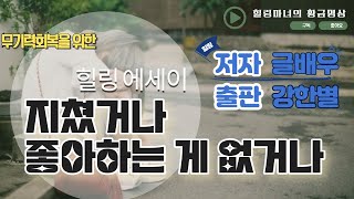 지쳤거나좋아하는게없거나 /잠들면서 마음회복 책읽기/글배우