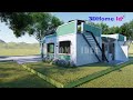 duplex house design 2 bedroom house with roofdeck