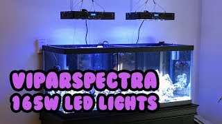 How I hung the ViparSpectra 165w Aquarium LED lights