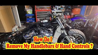 2014 - 2022 Harley Davidson Street Glide - How To Take Off Handlebars & Hand Controls