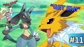 Pokemon X and Y - Walkthrough PART 11 - DOUBLE TROUBLE Lucario & Cave of Reflections!