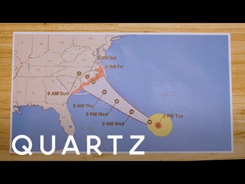 How to Read a Hurricane Map to Track a Hurricane's Path