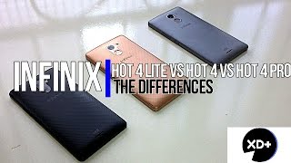 Infinix Hot 4 Lite Vs Hot 4 vs Hot 4 Pro : The Differences