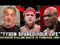 Sylvester Stallone Warns Jake Paul Over Mike Tyson Fight After Fans Call Boxing Match SCRIPTED