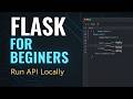 Python Flask for Beginners | Create & Run Your First API Step by Step