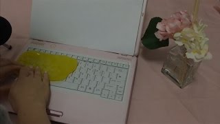 [한국어 ASMR] 키보드 젤리클리너로 청소 + 키보드 타이핑 / cleaning keyboard to jelly cleaner &keyboard typing sound ASMR