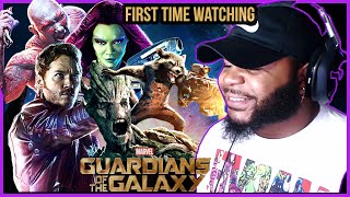 ONE OF THE BEST MCU FILMS!! FIRST TIME WATCHING GUARDIANS OF THE GALAXY!!