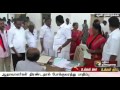 local body elections nomination filing by dmk candidates affects traffic in palani