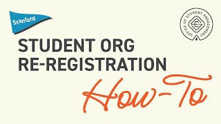 Student Org Re-Registration Training How-To