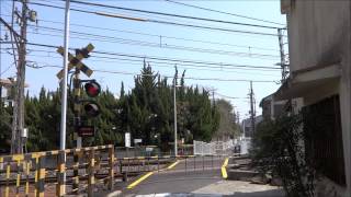 「三井寺8号踏切」 京阪石山坂本線 Railroad Crossing \