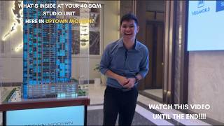 What's inside at your 40sqm studio unit here in Uptown Modern? (check this out)
