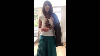 How to Style a Pleated Skirt Many Ways