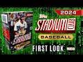 2024 Topps Stadium Club Baseball Blaster Box ⚾ First Look