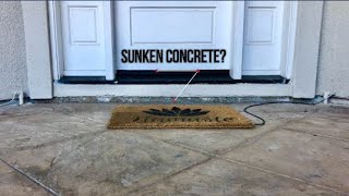 Polyurethane Injections - Raising Sunken Front Porch