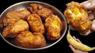 പഴുത്ത പഴം കൊണ്ട് ഒരു പുത്തൻ പലഹാരം | Evening Snacks Recipe | Pazhutha Pazham Recipes