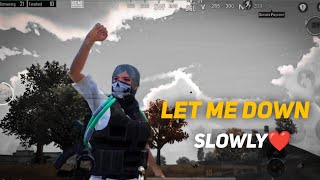 Let Me Down Slowly ❤ 40fps Bgmi Montage OnePlus,9R,9,8T,7T,76T,8,N105G,N100,Nord,5T,Neversettle