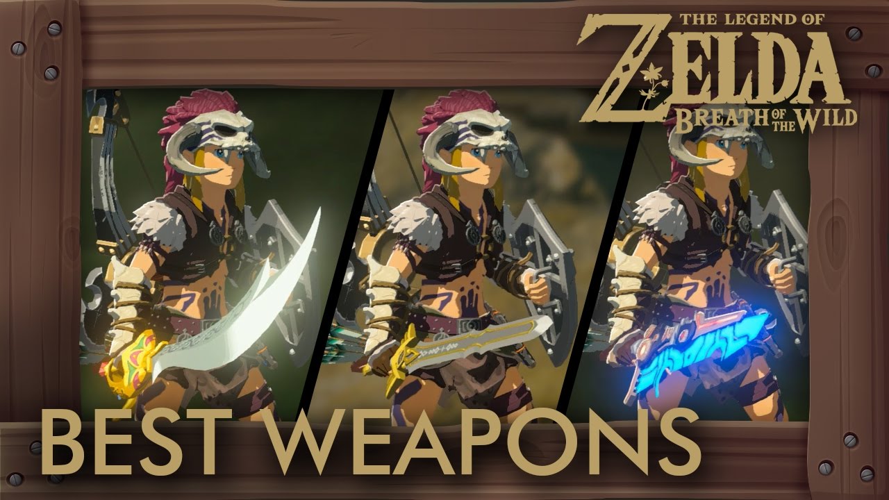 Zelda Breath Of The Wild - Best Weapons (One-Handed Swords By Damage ...