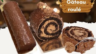 Gâteau roulé كيك رولي كيجي لذيذ بزاف وساهل فالتخضير