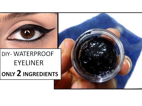 HOW TO MAKE WATERPROOF EYELINER AT HOME HOW TO MAKE WATERPROOF EYELINER AT HOME