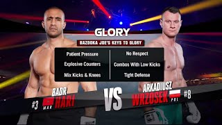 Bader Hari🇲🇦 VS Arkadiusz Wrzosek🇮🇩 full fight combat complet /glory fights