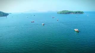 Maithon Boat Ghar Drone View | Maithon Dam Video