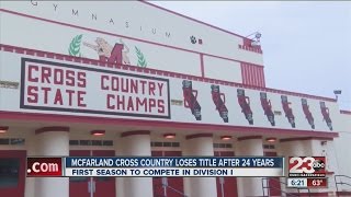 McFarland cross country team loses state title after 24 years