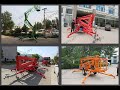 Cathaylift 10~20m trailer boom lift Shandong Cathay Machinery Co, Ltd #awp #trailerboomlift #work