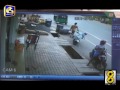 Supermarket robbery cctv Live at 8 News