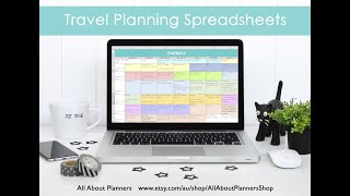 How I use Excel to organize all my travel plans - research, itinerary, hotel, tours, bookings, lists