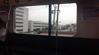 【車窓から】新習志野駅から南船橋駅　JR京葉線　From the car window on the train running