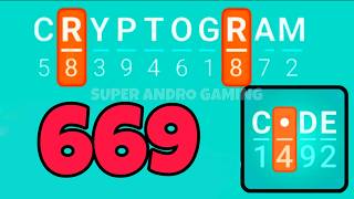 CRYPTOGRAM 669