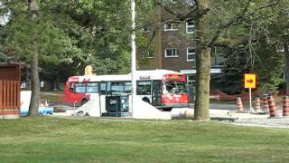 Ottawa Construction - Another bus ignoring the signs