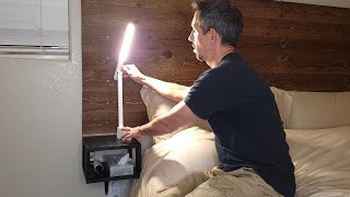 Honeywell HWT H01 Desk lamp Unboxing And demonstration!  MODERN AND FUNCTIONAL!