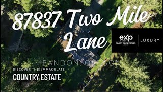 87837 Two Mile LN in Bandon OR Real Estate - Tour Superb Home and Guest House on Gorgeous Property!