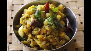 Southindian Style: Banana Stem Stir Fry Recipe ( Vazhaithandu Poriyal Recipe )