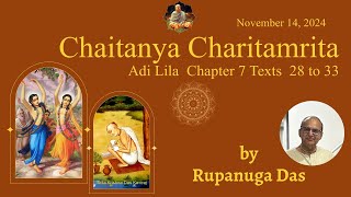 Chaitanya Charitamrita Adi Lila Chapter 7 Texts 28 to 33