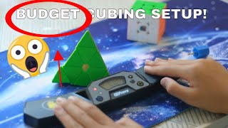 THE ULTIMATE BUDGET CUBING SETUP! UNBOXING QIYI TIMER AND MORE