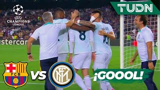 ¿SENTENCIAN? ¡GOLAZO de Gosens! | Barcelona 2-3 Inter | UEFA Champions League 22/23-J4 | TUDN