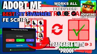 [TRADEABLE🔥] ADOPT ME BEST PET SPAWNER SCRIPT | SPAWN ANY PETS!LATEST UPDATE PASTEBIN! UNPATCHED