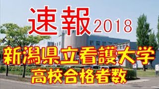 【速報】新潟県立看護大学　2018年(平成30年)　合格者数高校別ランキング