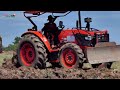 best of new m7040 kubota tractor pushing and ploughing dirt tractor daily plowing dirt