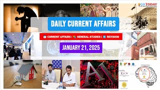 GKToday Current Affairs 🎯 21 January, 2025