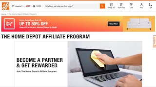 How to Join The Home Depot Affiliate Program
