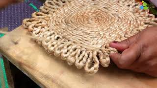 DIY Jute Wall Hanging \u0026 Table Runner 🧵 | Handmade Home Decor Craft