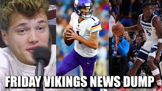 Minnesota Vikings News Dump (5.10.24) | Rookie Mini-Camp Begins, Sloter Stories, Wolves Back