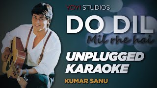 Do Dil Mil Rahe Hain BEST FREE Karaoke  | Kumar Sanu | Yoyi Studios